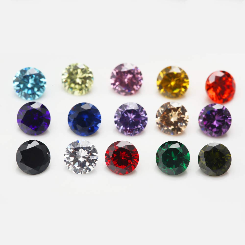 Amazon.com: ZBJGEMS 1PCS Per Colors Total 15pcs 6mm Round